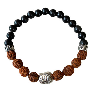 Pulsera Buda Rudraksha - Espíritu Dharma Pulsera Buda Rudraksha - Espíritu Dharma