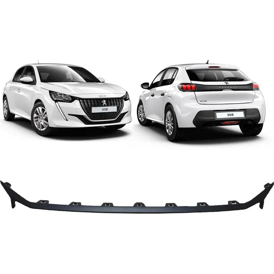 Moldura Superior De Parrilla Peugeot 208 2020 2021 2022 2023