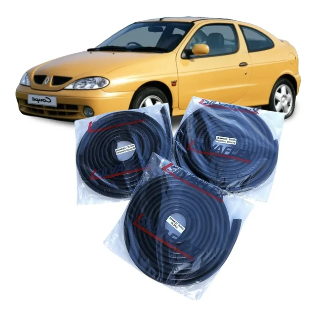 Burletes Puertas +baul (kit X3) Megane Coupe 98/02 Silvaflex