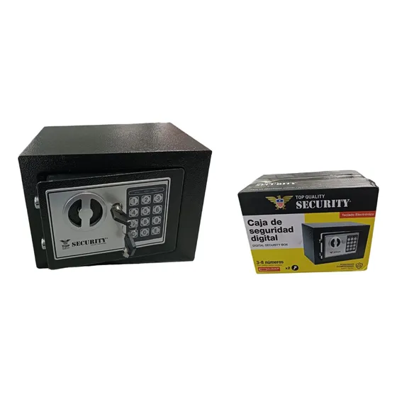 Caja Fuerte Digital  De Seguridad Con Llave 