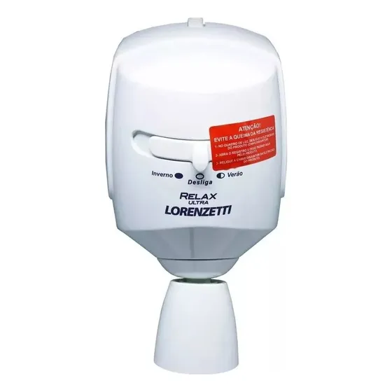 Ducha Chuveiro Elétrico  Lorenzetti Relax Ultra Branco 4600w