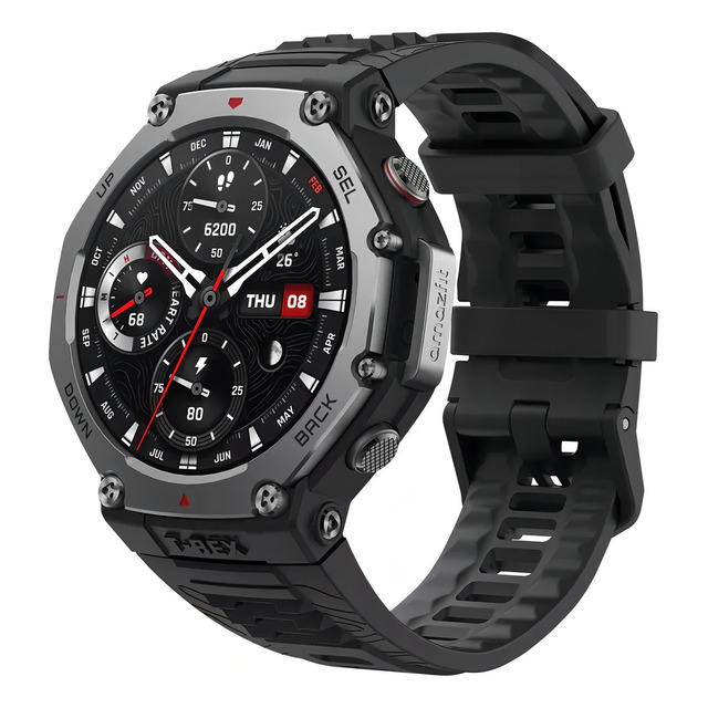 Relogio Smartwatch Amazfit T-rex 3 Cx Onix -lançamento+ Caixa Preto Pulseira Preto Bisel P... Relogio Smartwatch Amazfit T-rex 3 Cx Onix -lançamento+ Caixa Preto Pulseira Preto Bisel P...
