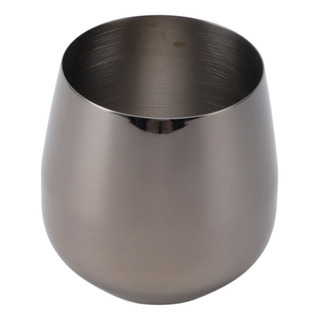 Copa De Vino De Acero Inoxidable Sin Tallo Con Forma De Huev Copa De Vino De Acero Inoxidable Sin Tallo Con Forma De Huev