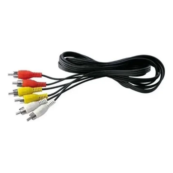 Cabo De Audio E Video Rca - 03 Vias