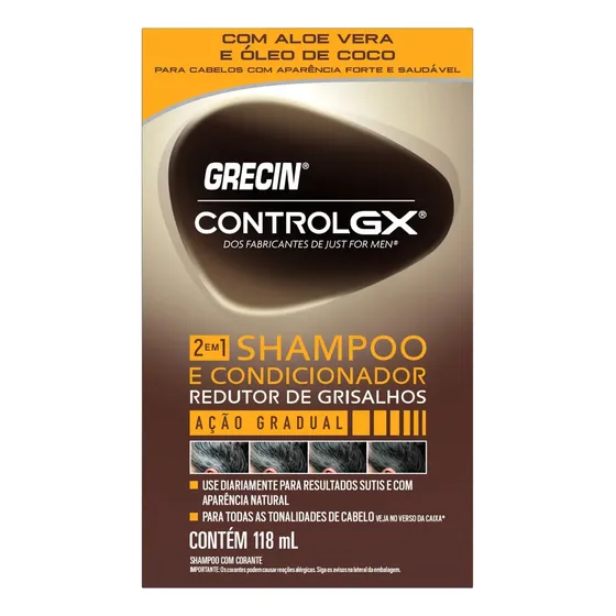 Grecin Control Gx Shampoo E Condicionador 2x1 118ml