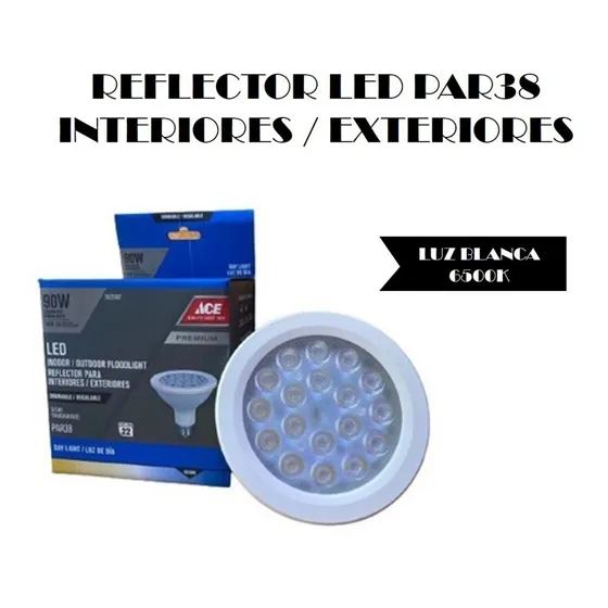 Bombillos Reflector Led Par38 - Luz Blanca 6500k 