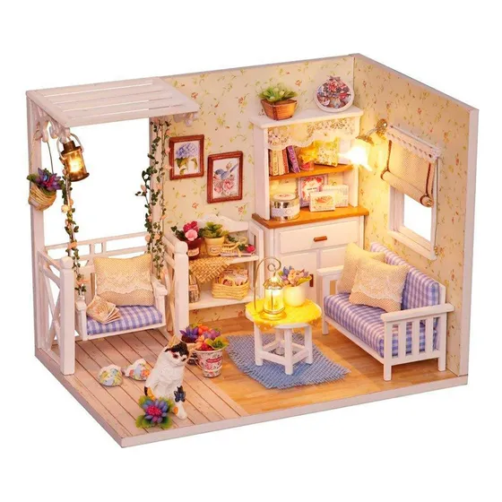 Mini Casa Para Armar Accesorios A Escala - Kitten Diary