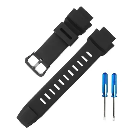 Fit For Casio Protrek Series 2500 Correa De Caucho 18mm