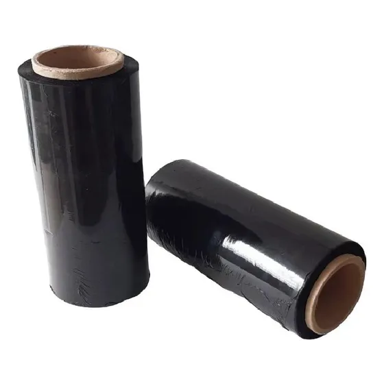 Rollo De Plastico Envoplast Industrial Negro 20cm X 500m