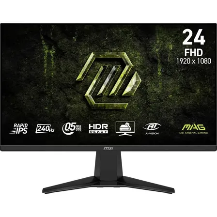Monitor Para Juegos Msi Mag 245f X24 24 Fhd 240hz Hdr Negro
