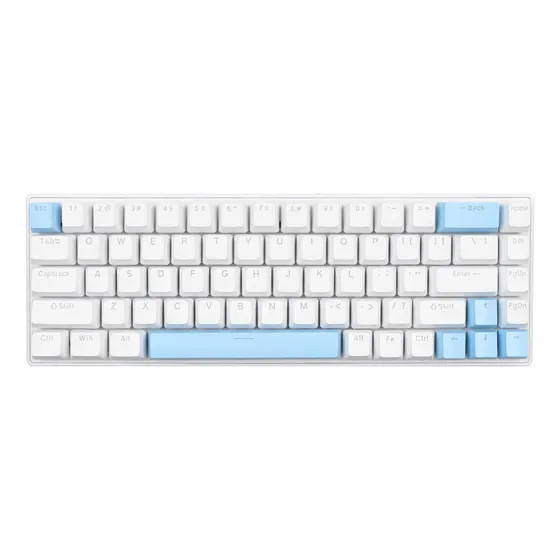 Teclado Mecânico Para Jogos K551 Com Luz De Fundo Rgb, Azul,