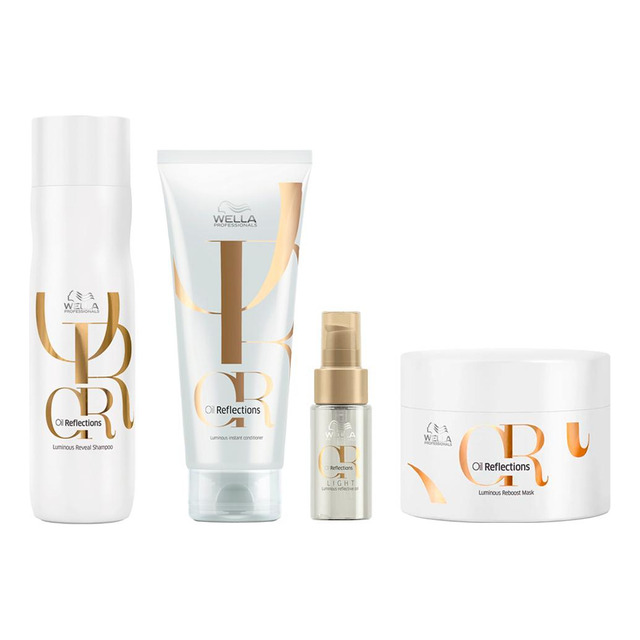 Kit Wella Oil Reflections - Sh + Cond + Másc + Óleo Light Kit Wella Oil Reflections - Sh + Cond + Másc + Óleo Light