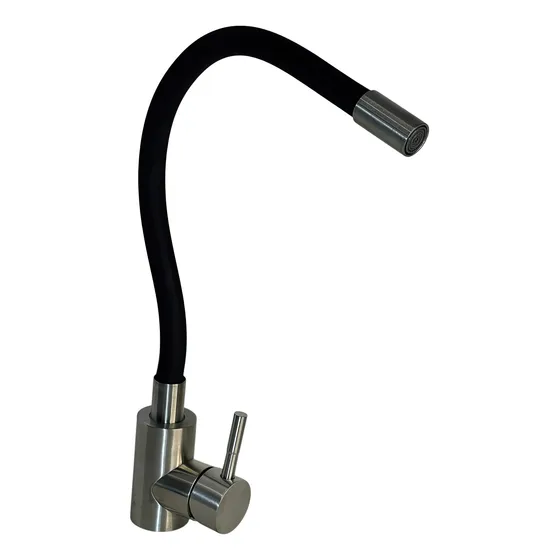 Griferia De Fregadero Monomando Mangera Flexible 16  Faguax