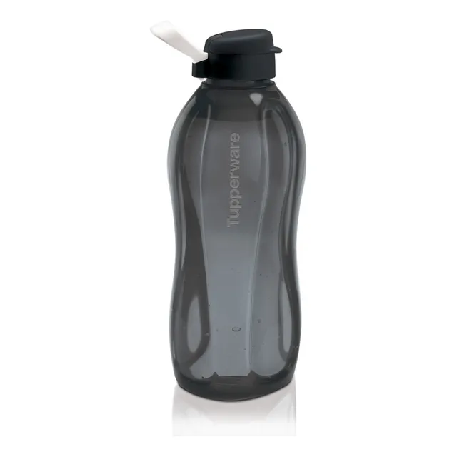 Botella Para Agua 2l Tupperware Eco Twist Negro