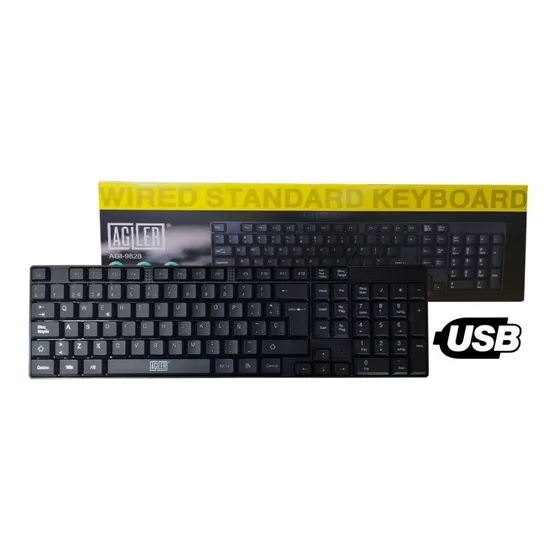 Teclado Agiler Usb 2.0 Laptop Computadora Pc Bagc