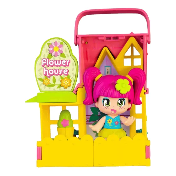 Casa De Flores Juguete Pinypon Famosa De Niña + Accesorios