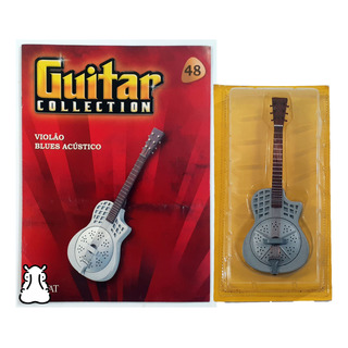 Miniatura Salvat Ed 48 - Violão Blues Acústico + Suporte Miniatura Salvat Ed 48 - Violão Blues Acústico + Suporte