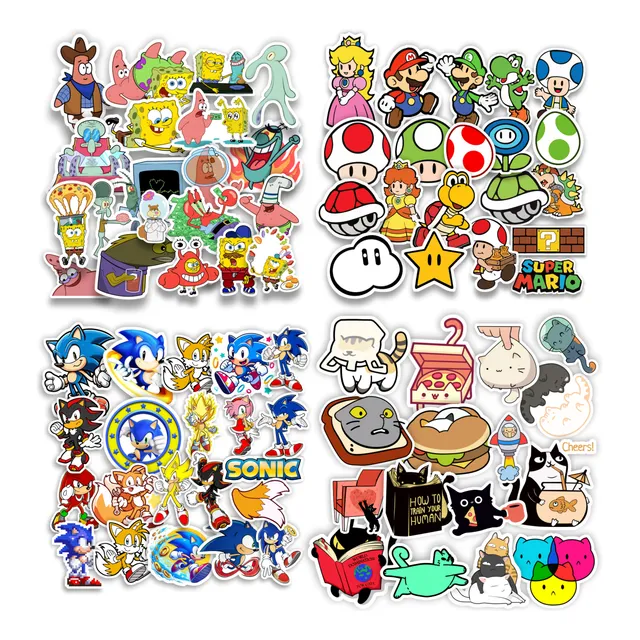 Pack Stickers Calcos De Papel - Varios Modelos - Compu Celu