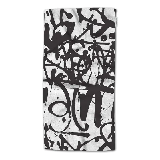 Hgod Designs Toalla Mano Graffiti Abstracta Alfabeto Calle X