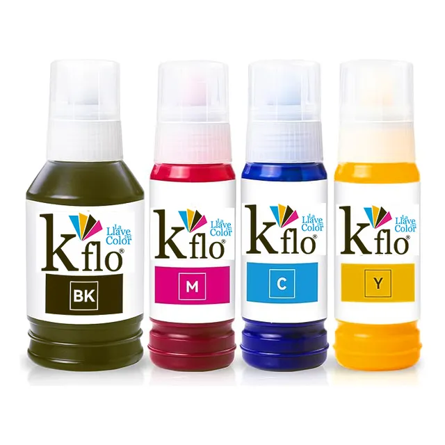 4 Tinta Marca Kflo Para T49 T49m Sublimación F170 F570 F571