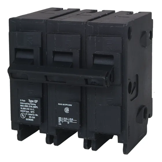 Siemens Q3100 Disyuntor Qp Tipo Tres Polos De 100 Amperios