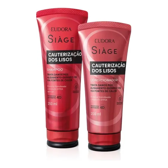 Siàge Cauterização Dos Lisos Shampoo E Condicionador Eudora