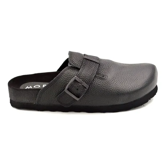 Zueco Mule Birk Mujer Cuero Hebilla Comodos Zapato Tendencia