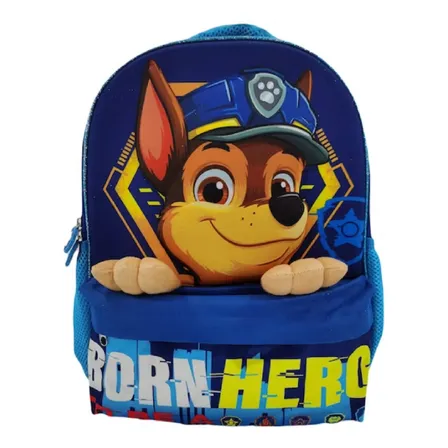 Mochila Paw Patrol Patitas Chase Paw-150121 Color Azul