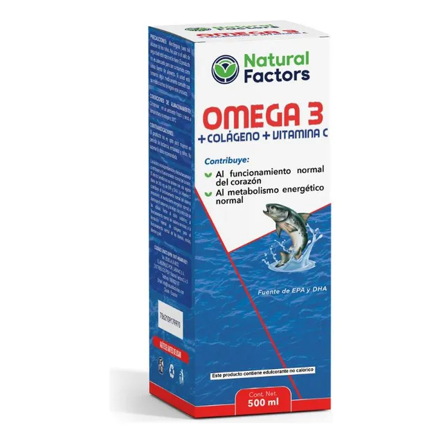 Omega 3 + Colageno + Vitamina C Jb 500 Ml