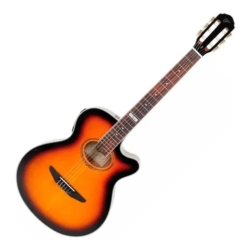 Violão Artistic Tagima Teq-8 Drop Sunburst Satin Cutaway Eq Orientação Da Mão Destro