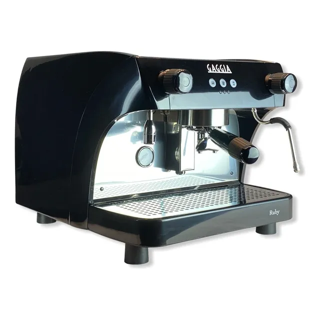 Cafetera Industrial Eléctrica Coffee Solutions Gaggia Rubi 1 Grupo Negra 5l 127v 60 Color Negro