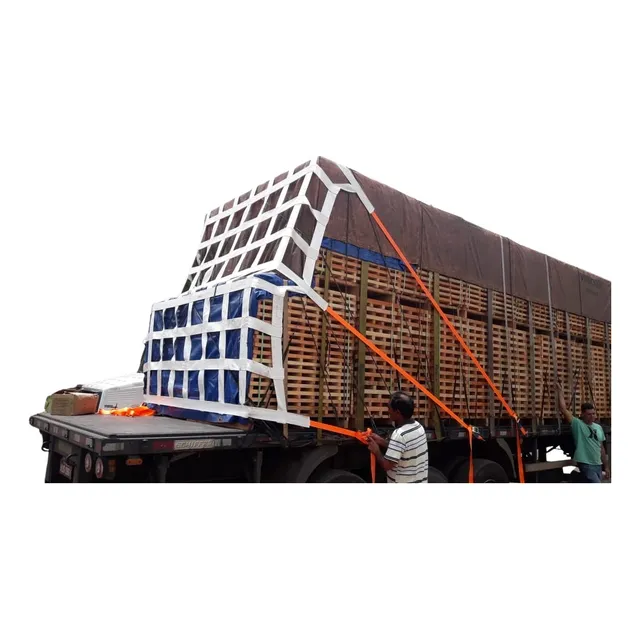 Rede Fita 5 Ton Contenção De Carga 3x3m Tela Vão 37cm
