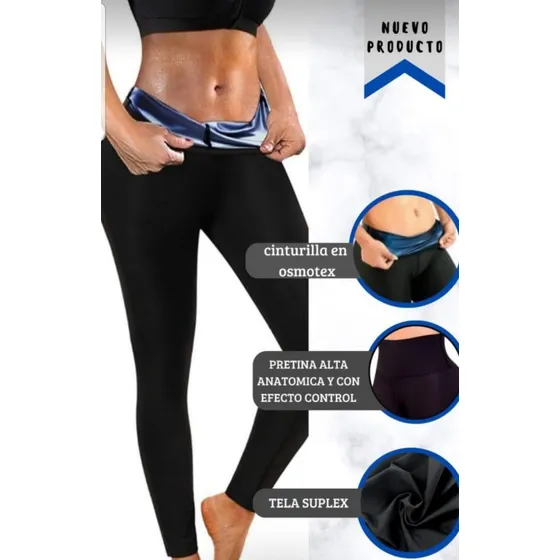 Leggins Neopreno Con Faja Control Abdomen