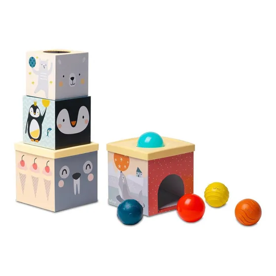 Cubos Apilables Didacticos Taf Toys Polo Norte Estimulacion Color Varios