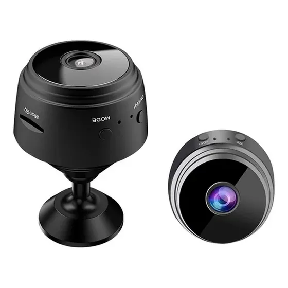 Mini Câmera De Segurança Alta Resolução E Sensor Wifi