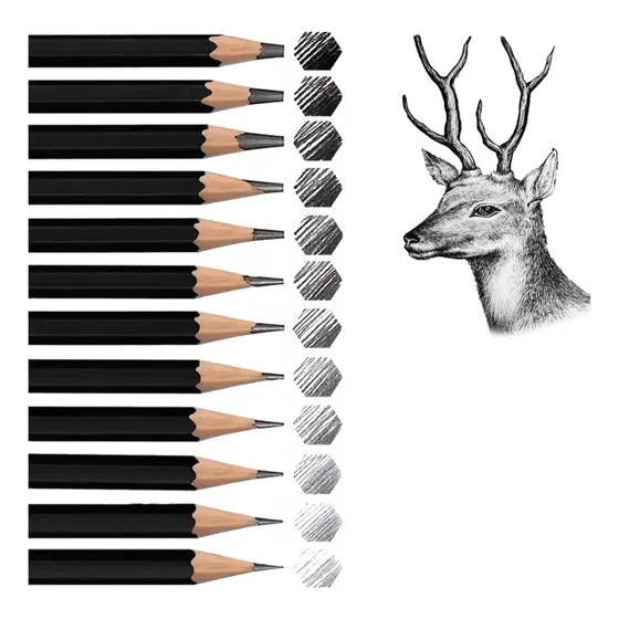 Lapiz Profesional Artix Para Dibujo Diseño X12unds