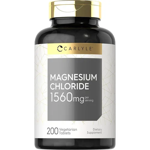 Cloruro De Magnesio 200 Tabletas Premium Eg I14 Sabor Nd