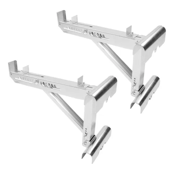 2 Piezas De Gatos De Escalera De Extensión, Marco De Acero