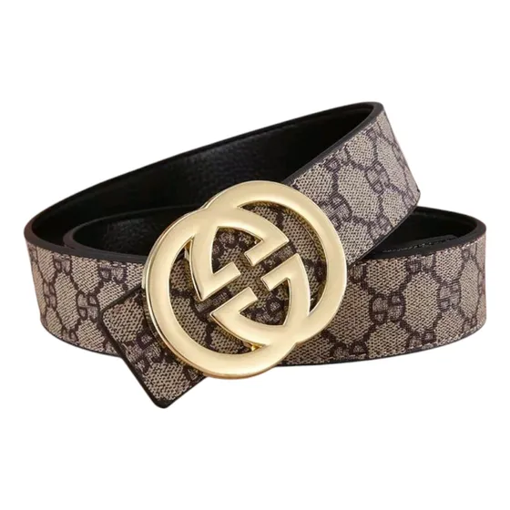 Cinturón Gucci Cuero Dorado Cuero 48 Cm 110