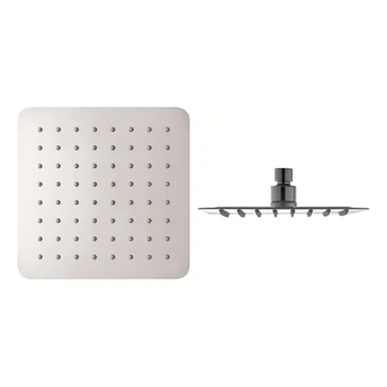Roseta De Ducha Cuadrada Sin Brazo Línea Slim 20 Cm - Fv