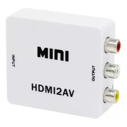 Conversor Adaptador Hdmi A Rca Av Video Audio Analogo