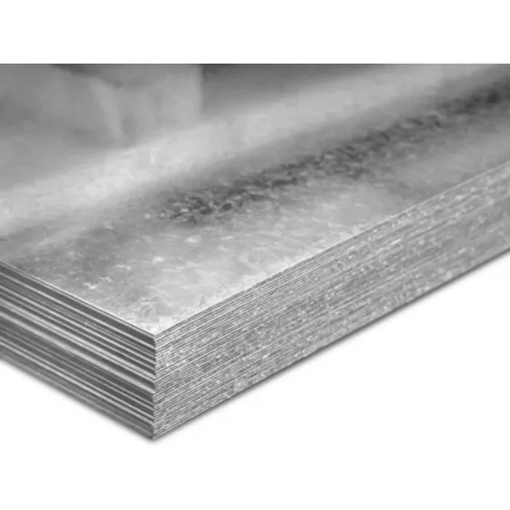 Chapa Lisa Galvanizada C28 / 0.36mm Esp. 1,00 X 2,00 Mts Color Galvanizado