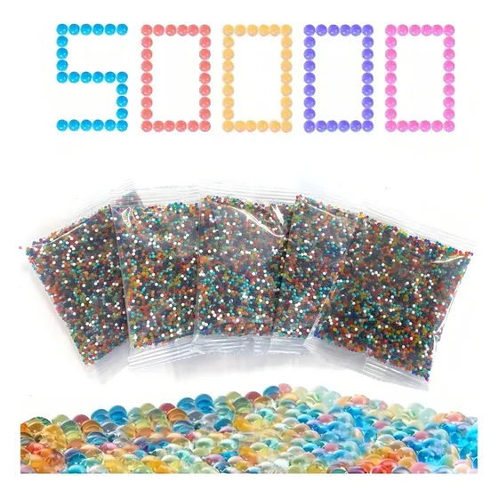 Fopnew 50000 Hidrogel Bolas Orbeez 7-8mm Decoración De Municiones