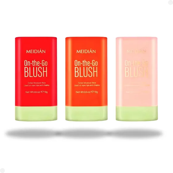 Blush Bastão Multiuso Stick 19g Brilho Boca Rosa Maquiagem