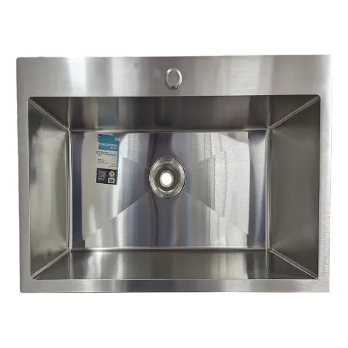 Fregadero Sobreponer Acero Inox 70x45x25,4cm Faguax Plus