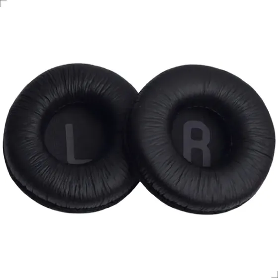 Par De Espumas Compatível Com Jbl Tune600 T500 T500bt T450bt Cor Preto
