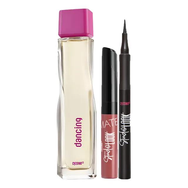 Dancing Perfume De Mujer Con Labial Y Delineador Cyzone