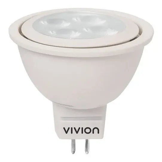 Lámpara LED Vivion Dicroica GU5.3 MR16 5W Blanco Cálido 3000K | Cuotas sin interés