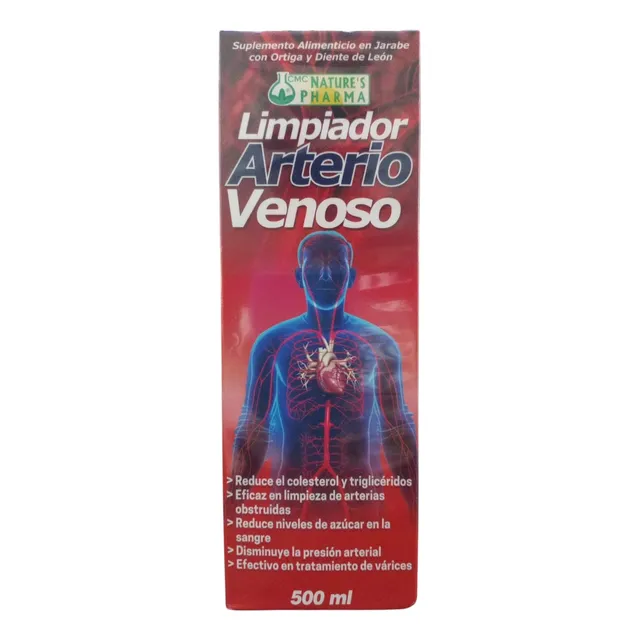 Diabetes Hipertensión Varices Colesterol Jarabe 500ml