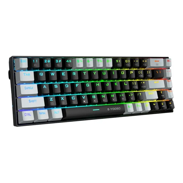 Teclado Mecanico Gaming Premium 60% - E-yooso Blue Switches 